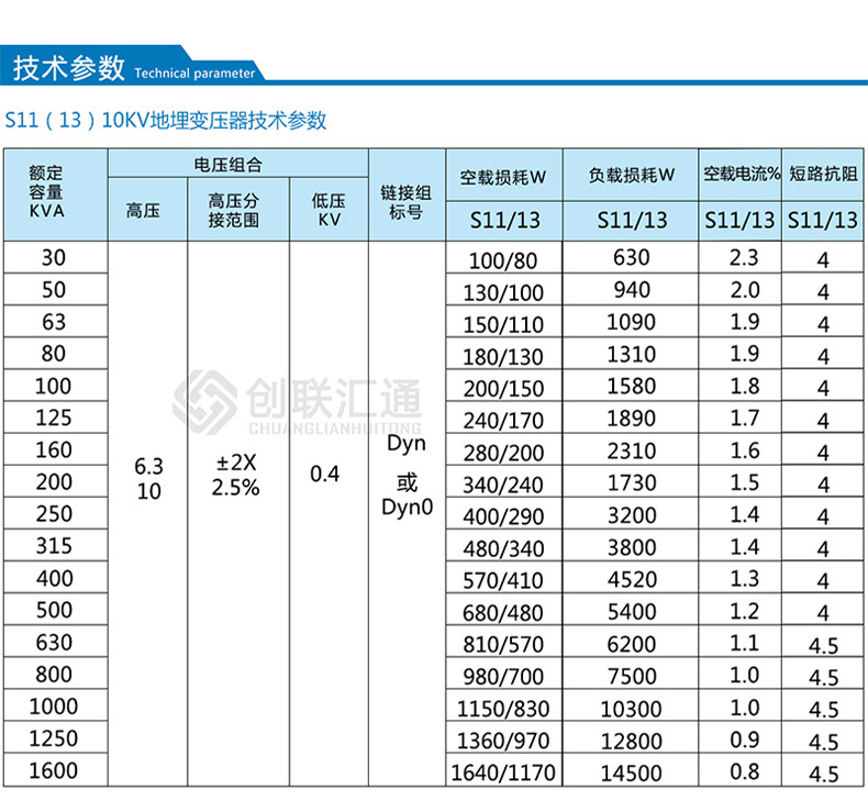 地埋变压器s11 三相油浸式电力变压器全铜节能型规格齐全厂家直销示例图6